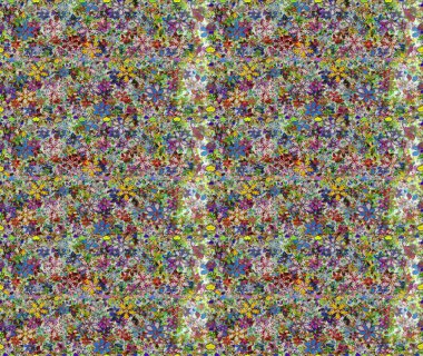 Parlak bir arka plan sorunsuz desen çiçek fantezi tasarım. Düz Çiçek Elemanları Tasarım. Renkli Bahar Teması kesintisiz desen Arka Plan.