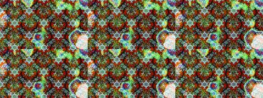 Şirin çiçek elementleri. Kahverengi renkli çiçekler. Robot resim. Raster illüstrasyonu.