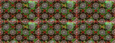 Gri ve kahverengi renkli çiçekler. Çiçekli karalama şeklinde Raster çiçek deseni. Nazik, narin çiçek arkaplanı.