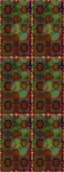 Etnik Mandala süsü. Kızılderili desenli desenli desenli şal deseni. Raster Henna dövme stili. Tekstil, tebrik kartı, boyama kitabı, telefon kılıfı baskısı için kullanılabilir.