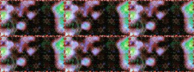 Sorunsuz çiçek desenli çiçekli, halk tarzında bırakır. Elle çizilmiş. Raster illüstrasyon.