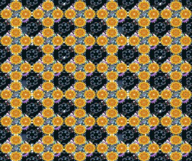 Şekil verilmiş çiçeklerle eskiz deseni. Çiçek deseni duvar kağıdı, desen dolguları ve web sayfası arka planı için kullanılabilir. Süslü zentangle çizim dokusu, soyut çiçeklerle süslenmiş..