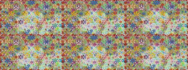 Raster. Zarif, parlak ve kusursuz nötr ve yeşil çiçek desenli tasarım. Sabıka baskıları, bebek kıyafetleri, duvar kâğıtları, paket kutuları vb..