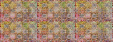 Raster Henna dövme stili. Etnik Mandala süsü. Kızılderili desenli desenli desenli şal deseni. Tekstil, tebrik kartı, boyama kitabı, telefon kılıfı baskısı için kullanılabilir.