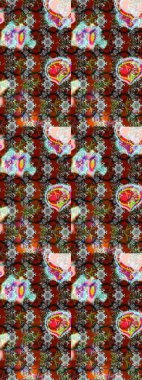 Raster şirin suluboya çiçek desenleri çiziyor. Büyük bir çiçek boyası seti. Kartlar, davetiyeler, tarih kartları ve daha fazlası için kullanılabilir.