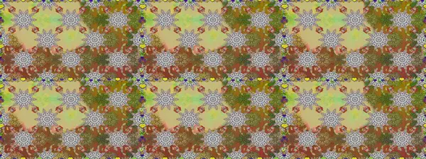 Çiçekli karalama şeklinde Raster çiçek deseni. Yumuşak, yaz çiçekli arka plan. Kahverengi ve nötr renkte çiçekler.