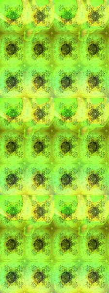 Düz Çiçek Elementleri Tasarımı. Renkli Bahar Teması eskiz kalıbı. Yeşil ve sarı renkli çiçekler. Çiçek desenli eskiz, yaz çiçekleri..