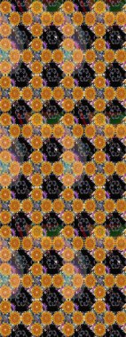 Raster illüstrasyonu. Çiçeğin suluboya çizimlerinin mükemmel deseni. Eski model. Dekorasyon ve tasarım için güzel bir desen. Moda baskısı. Suluboya çizim deseni.