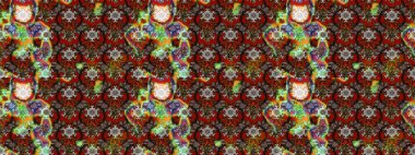 Kumaş, duvar kağıdı ve kağıt üzerine baskı yapmak için gelişen arka plan. Moda arka planında parlak buketler. Eski usul küçük çiçekli şirin bir eskiz deseni. Raster illüstrasyonu.