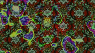 Küçük çiçekte güzel bir çiçek deseni var. Çiçekli çiçek deseni, suluboya. Raster deseni.