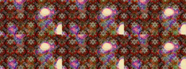 Çiçek. Taslak dekoratif arka plan, çiçek mandala. Renklerle. Raster illüstrasyonu.