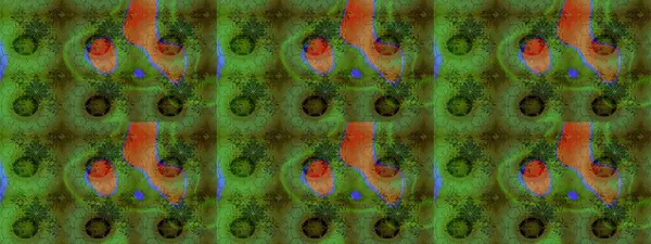 Küçük çiçekteki sevimli çiçek deseni. Raster deseni. Yumuşak, yeşil ve kahverengi renkte yaz çiçekleri. Raster illüstrasyonu.