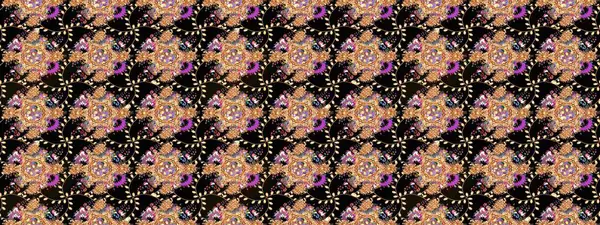 Düz Çiçek Elementleri Tasarımı. Çiçek deseni. Renkli Bahar Teması eskiz kalıbı. Raster çizimi. Güzel kumaş deseni..