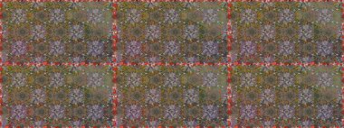 Suluboya kusursuz desen. Çiçeğin suluboya çizimlerinin mükemmel deseni. Raster illüstrasyonu. Moda baskısı. Dekorasyon ve tasarım için güzel bir desen. Eski.