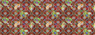 Tekstil, tebrik kartı, boyama kitabı, telefon kılıfı baskısı için kullanılabilir. Etnik Mandala süsü. Raster Henna dövme stili. Hint çiçekli desenli şal desenli..