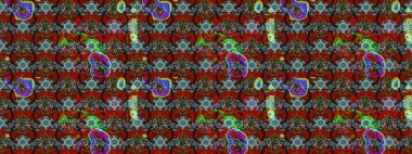 Raster resim. Çiçek desenli çiçek ve yaprakları ile. Sevimli küçük çiçek desenle.