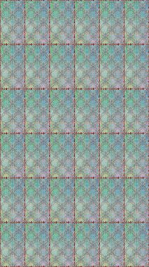 Raster illüstrasyonu. Tropik, dikişsiz çiçek deseni. Tarafsız ve mavi renkte çiçekler.