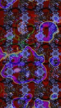 Moda baskıları için zarif bir şablon. Çiçekli yaz çiçekleri. Küçük çiçekte güzel bir desen. Robot resim. Motley illüstrasyonu. Küçük renkli çiçekler..