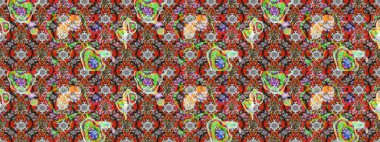 Tekstil, tebrik kartı, boyama kitabı, telefon kılıfı baskısı için kullanılabilir. Etnik Mandala süsü. Raster Henna dövme stili. Hint çiçekli desenli şal desenli..