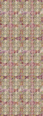 Kusursuz oryantal klasik altın desen. Tarafsız renklerde altın tekrarlayan elementler içeren Raster soyut arkaplanı.