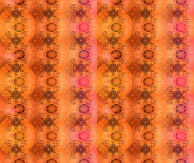 Renkli Bahar Teması eskiz kalıbı. Raster Şirin kumaş deseni. Düz Çiçek Elementleri Tasarımı. Eskiz klasiği.