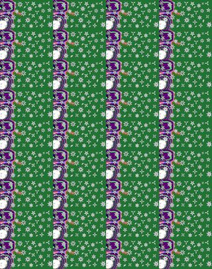 Yeşil renkler üzerine çiçek desenli çizimler, el yapımı papatyalar, papatyalar. Tekrarlayan çiçek arkaplanı, zarif yeşil çiçek duvar kağıdı.