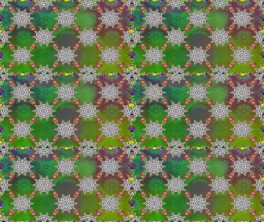 Sevimli çiçek arka plan. Güzel kumaş deseni. Raster illüstrasyon. Küçük çiçekte dikişsiz desen.