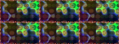 Davetiye ve kartpostal tasarımı için dekoratif çiçek unsurları. Tekstil için figür. Şirin, zarif çiçekler Raster illüstrasyonu. Poster ya da kapak için arka plan. Yapraklı kusursuz desen.