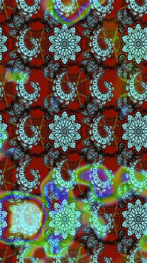 Etnik Mandala süsleme. Kullanılabilir Tekstil, tebrik kartı, boyama kitabı, telefon durumda yazdırma için. Raster kına dövme tarzı. Hint çiçek desenli madalyon desen.