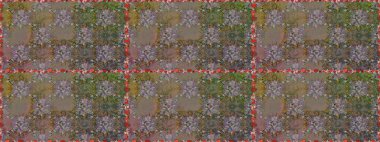 Gri ve kahverengi renkli ve parlak çiçekli, soyut, pürüzsüz desen. Küçük çiçekte hoş bir çiçek deseni var. Çiçek elementli zarif raster dokusu..