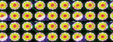 Sketch Floral Pattern in Raster illustration. Fancy fabric pattern. Colour Spring Theme sketch pattern Background. Flat Flower Elements Design.