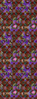 Eskiz Vintage Çiçek Deseni. Raster Kalça dokusu deseni.