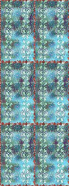 Küçük çiçekte güzel bir desen var. Çiçek arkaplan. Çiçek kolajı. Raster deseni. Çiçek kompozisyonu. - Mavi ve nötr çiçekler. Doğa.