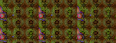 Raster illüstrasyonu. Renkli tekstil tarzında. Suluboya çiçekli çiçek deseni.