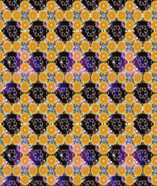 Nazik, narin çiçek arkaplanı. Sarı renkli çiçekler. Raster çiçek desenli ve çiçekli..