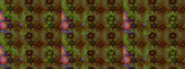 Raster illüstrasyonu. Renkli tekstil tarzında. Suluboya çiçekli çiçek deseni.