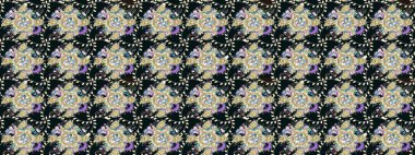 Paisley el çizimi elementler. Fantezi çiçekli eskiz deseni, doğal duvar kağıdı, çiçek desenli kıvrım çizimi. Ev dekoru.