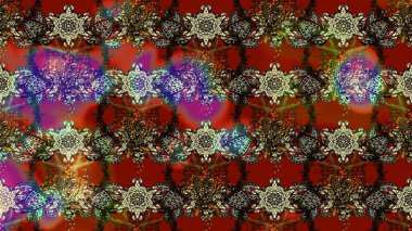 Çiçek deseni. Renkli Bahar Teması eskiz kalıbı. Raster güzel kumaş deseni çiziyor. Düz Çiçek Elementleri Tasarımı.