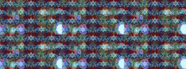 Renkli etnik çiçeklerle süslenmiş zarif bir eskiz şekli. Raster Çiçek İllüstrasyon Şirin Tekstil.