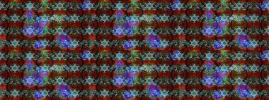 Moda baskıları için zarif bir şablon. Halk tarzı. Modern çiçek arkaplanı. Parlak renkli çiçekleri ve kahverengi ve mavi renkli yaprakları olan harika bir çiçek deseni..