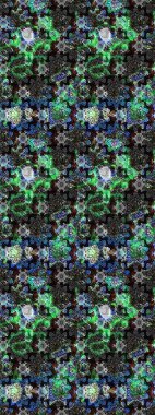 Raster illüstrasyonu. Küçük çaplı çiçeklerdeki basit şirin desenler. Tekstil veya kitap kapakları, imalat, duvar kağıtları, baskı, hediye paketi ve yapıştırma kitabı için çiçek eskiz geçmişi.