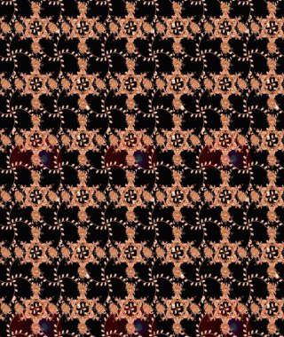 Düz Çiçek Elementleri Tasarımı. Siyah renkli çiçekler. Renkli Bahar Teması eskiz kalıbı. Güzel çiçek deseni..