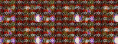 Raster illüstrasyonundaki çiçek desenli çizim. Güzel kumaş deseni. Raster illüstrasyonu. Kahverengi ve gri renklerde.