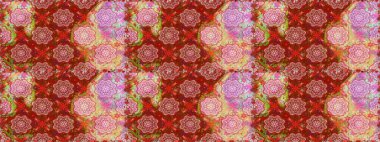 Çiçekli bahar çiçekleri. Küçük renkli çiçekler. Moda baskıları için zarif bir şablon. Motley illüstrasyonu. Küçük çiçekte şirin desenler.