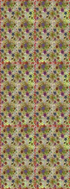 Raster resim. Çiçek desenli çiçek ve yaprakları ile. Sevimli küçük çiçek desenle.