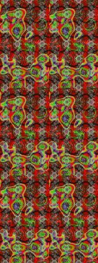 Süslü zentangle çizim dokusu, soyut çiçeklerle süslenmiş. Çiçek deseni duvar kağıdı, desen dolguları ve web sayfası arka planı için kullanılabilir. Şekillendirilmiş çiçekli çizim deseni.