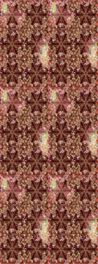 Klasik klasik klasik arka plan. Geleneksel oryantasyon süsü. Kusursuz klasik raster kahverengi ve altın desenli.