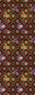 Sevimli çiçek raster deseni. Düz Çiçek Elementleri Tasarımı. Renkli Yaz Temalı eskiz kalıbı. Modaya uygun kumaş deseni.