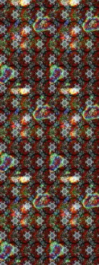 Moda baskıları için zarif bir şablon. Küçük renkli çiçekler. Motley illüstrasyonu. Çiçekli bahar çiçekleri. Küçük çiçekte şirin desenler.