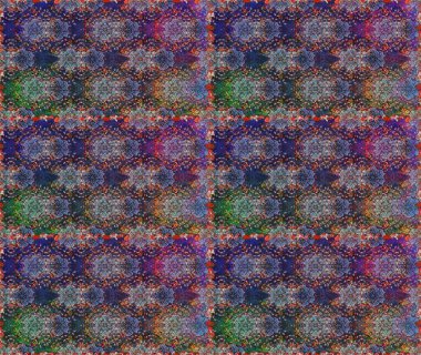 Düz Çiçek Elementleri Tasarımı. Gri ve kahverengi renkli şirin çiçek desenleri. Raster Modaya uygun kumaş deseni. Renkli Bahar Teması Kusursuz Arkaplan.